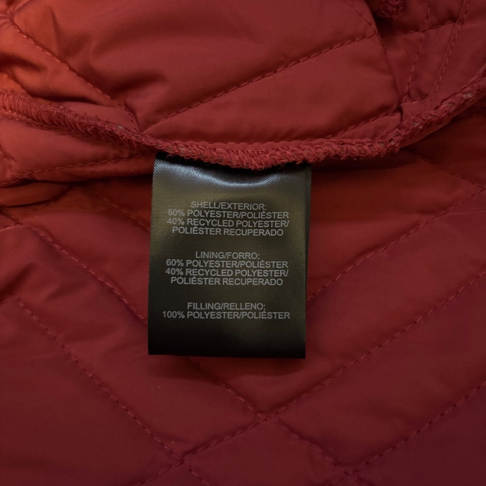 Voyager Quilted Jacket Burnt Orange Lightweight Puffer Zip Up  Collar (Women XL) - Picture 7 of 7